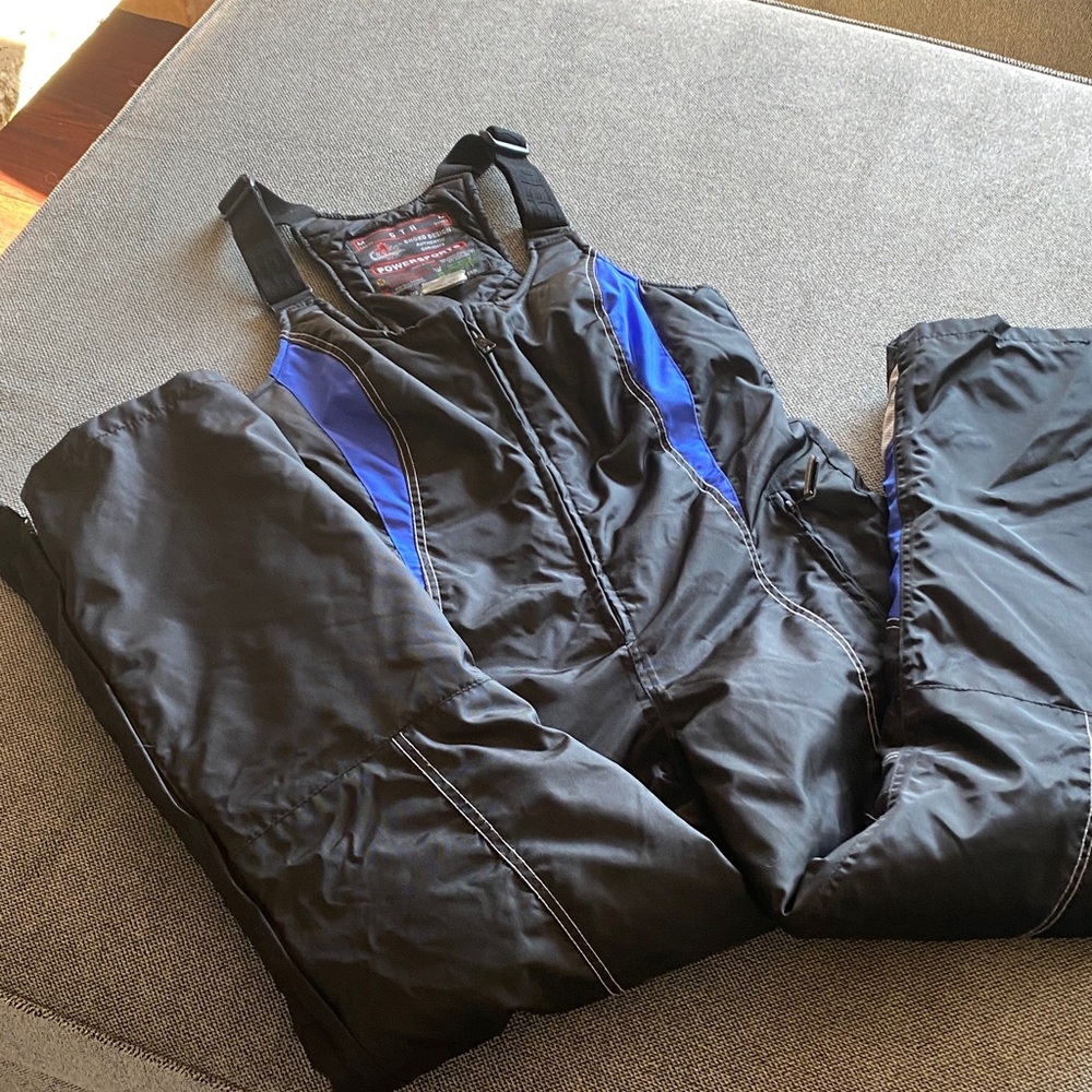 Choko Powersports Snow Bibs Women's Black & Blue Heavily Insulated Snowmobile